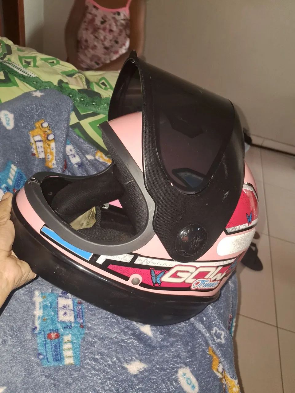 Capacete Feminino  Gow Rosa