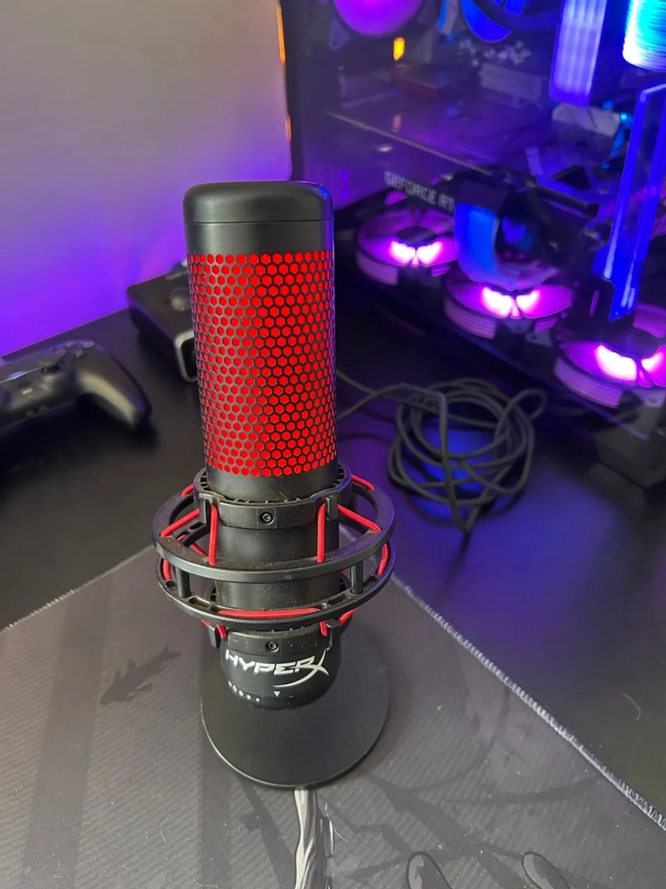 Microfone HyperX Quadcast - Qualidade Profissional - Foto 3