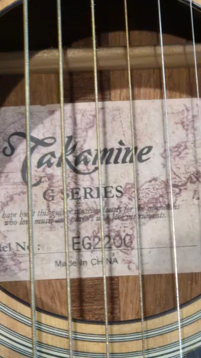 Violão Acústico Takamine G Series EG220 - Excelente Estado - Foto 4