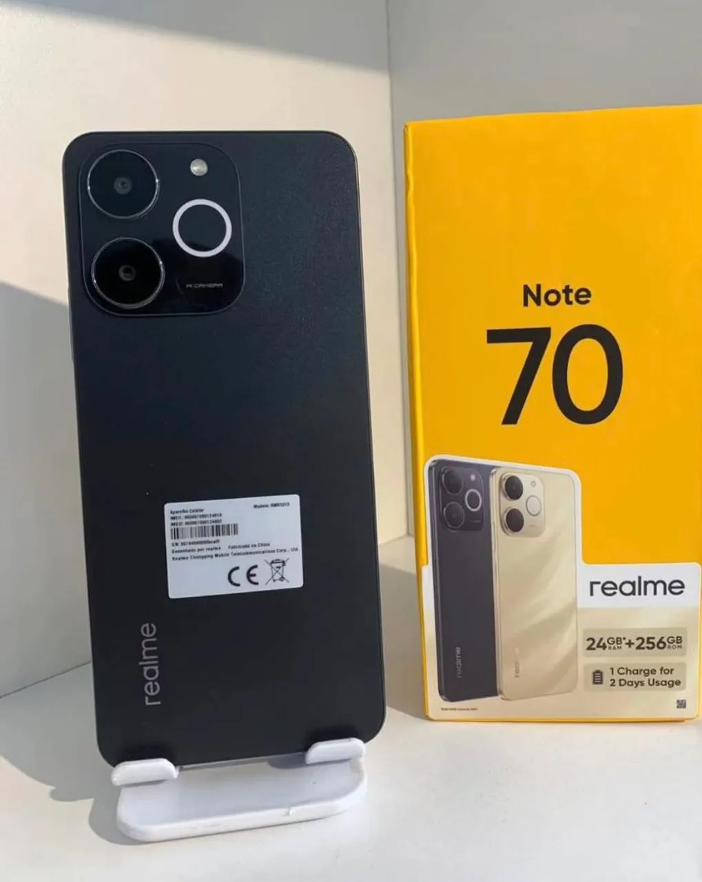 Câmera e Bateria de qualidade | Realme Note 70 | 256Gb/8Ram | Parcelamos no Cartão 