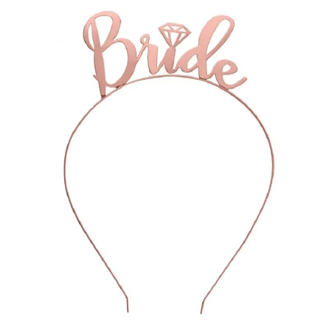 Tiara, véu e faixa Bride Dourada - Acessório para Noivas