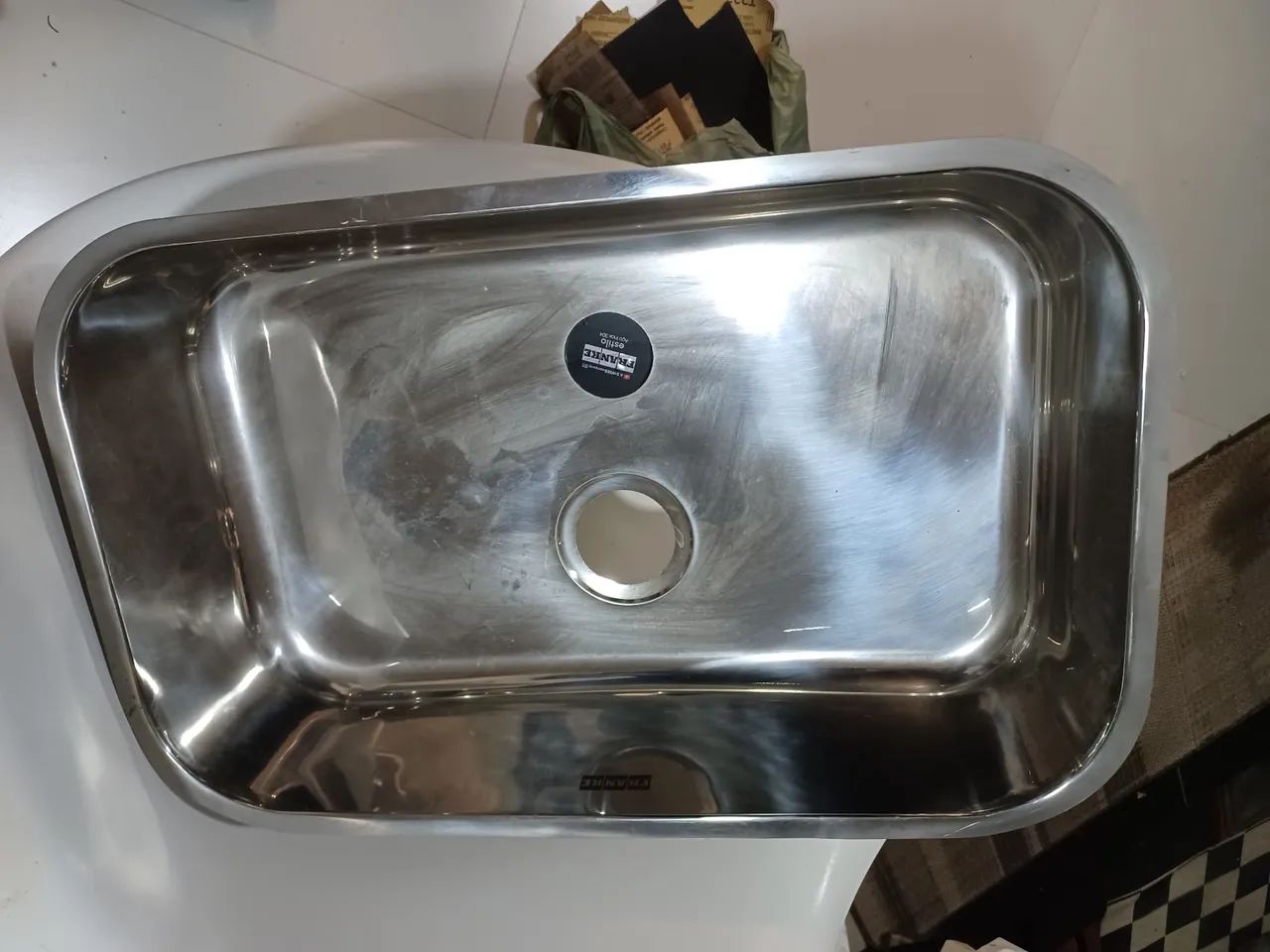 Cuba de aço inox Franke