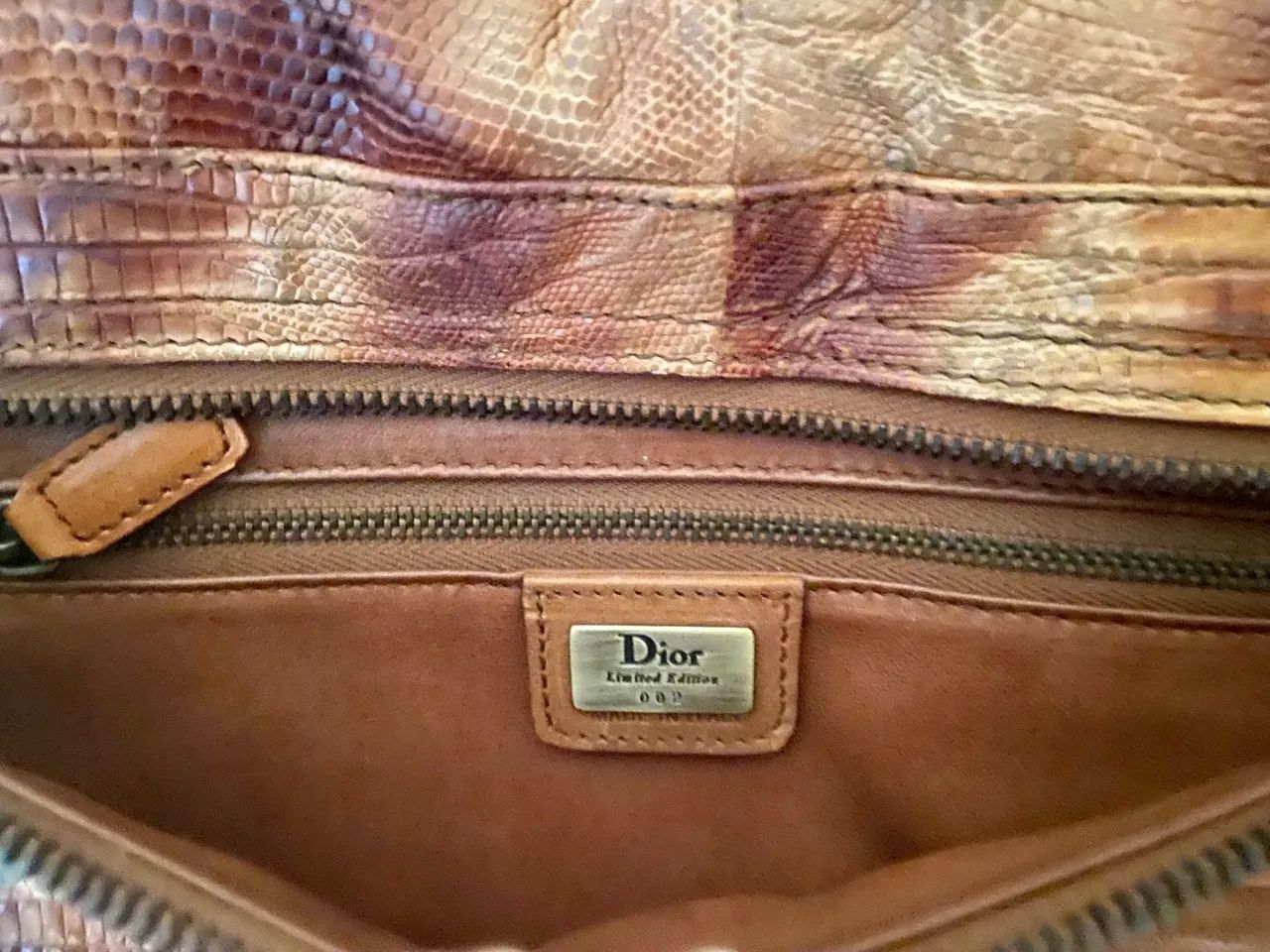 Bolsa de ombro marrom Christian Dior Original Importado EUA - Foto 4
