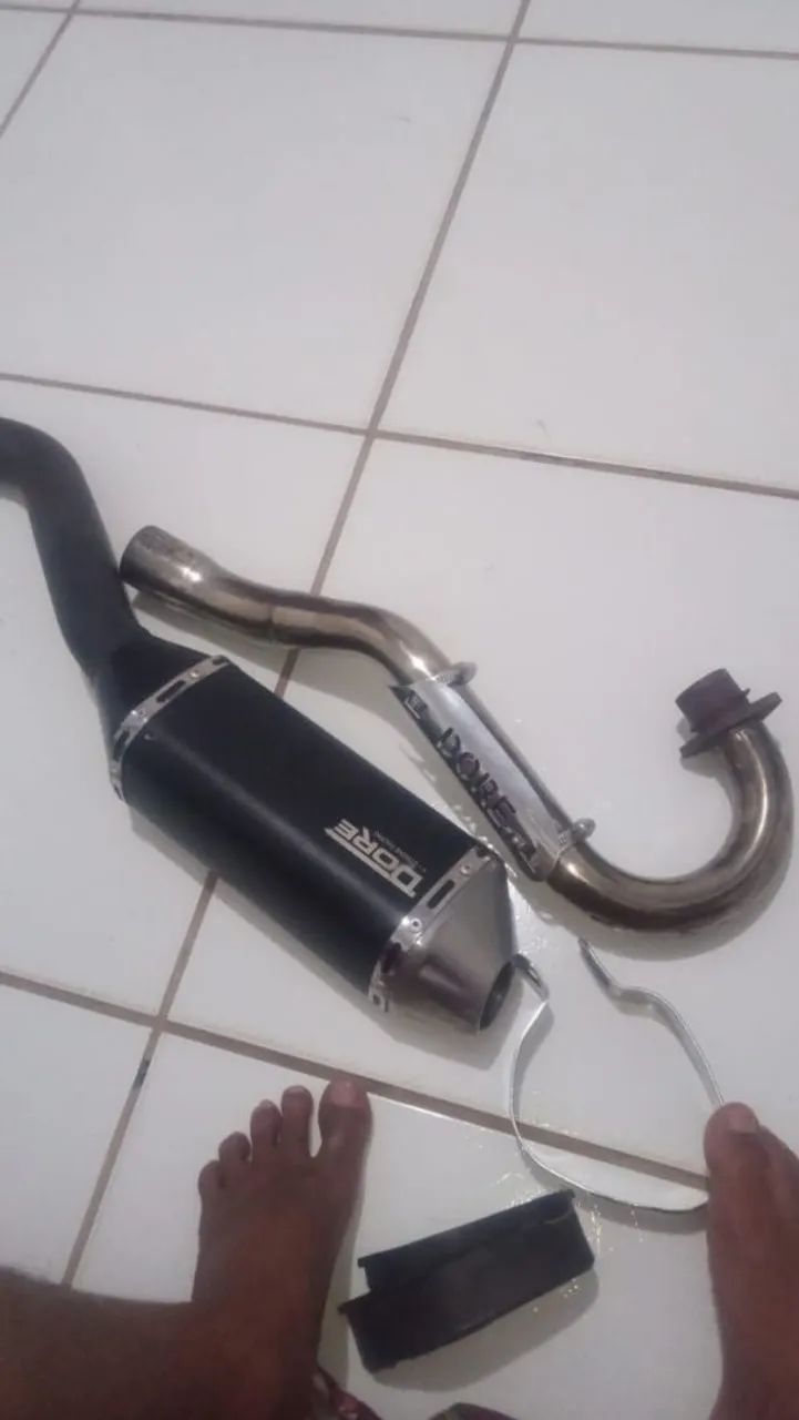 Escapamento esportivo pra Bros 160