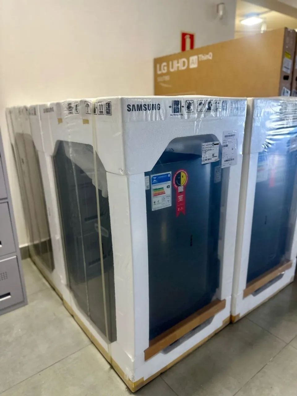 Lavadora Samsung 14kg WA14CG Smart Digital Inverter Black 127V - Foto 5
