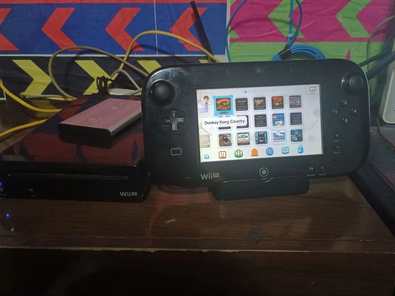 Wii U Desbloqueado HD de 500GB cartão SD de 2GB  Vendo Ou Troco Por Placa De Video Ou PC