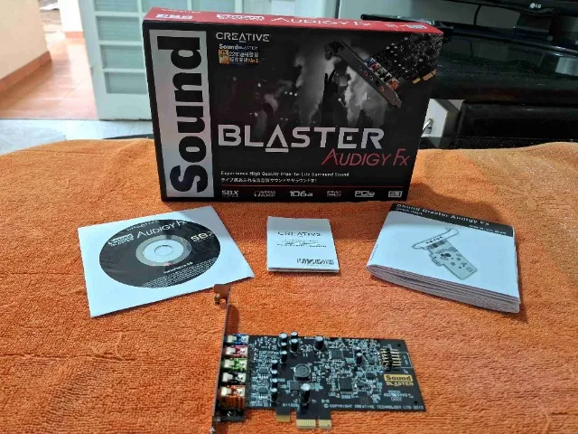 Placa de Som Creative Audigy Fx