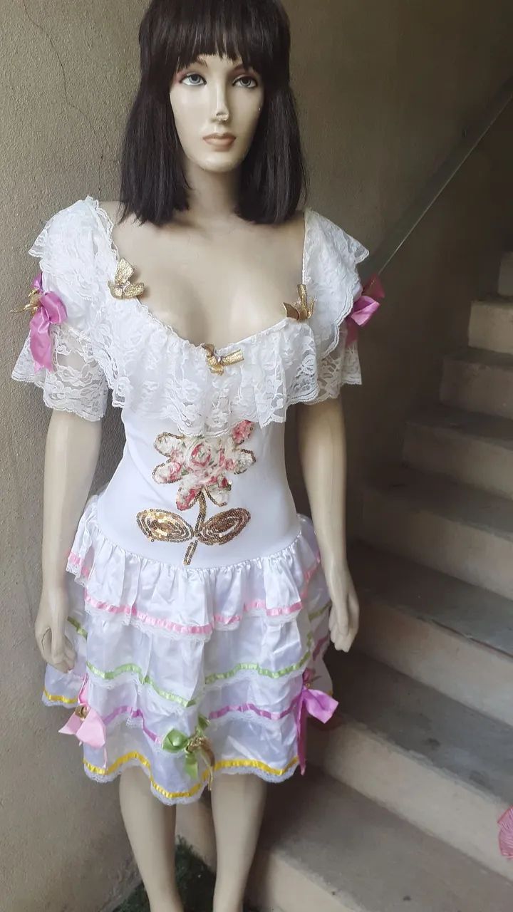 Noiva junina adulto 