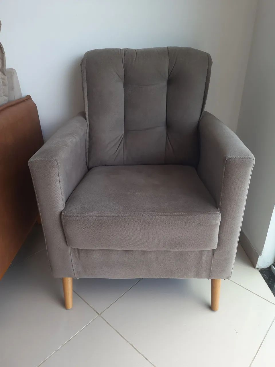 Poltrona confortável e elegante