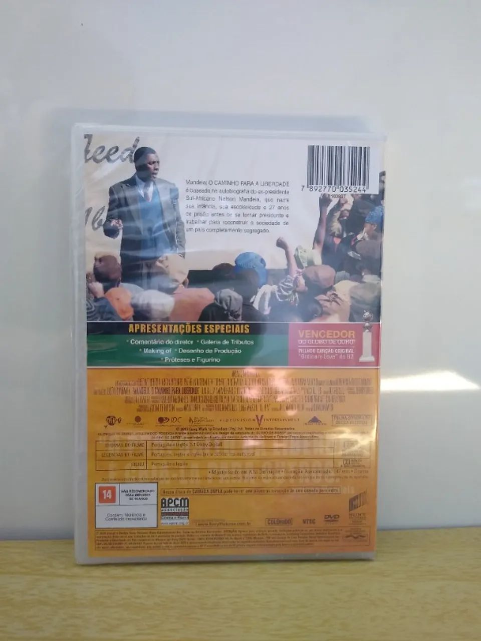 DVD Mandela - O Caminho Para Liberdade Lacrado - Foto 2