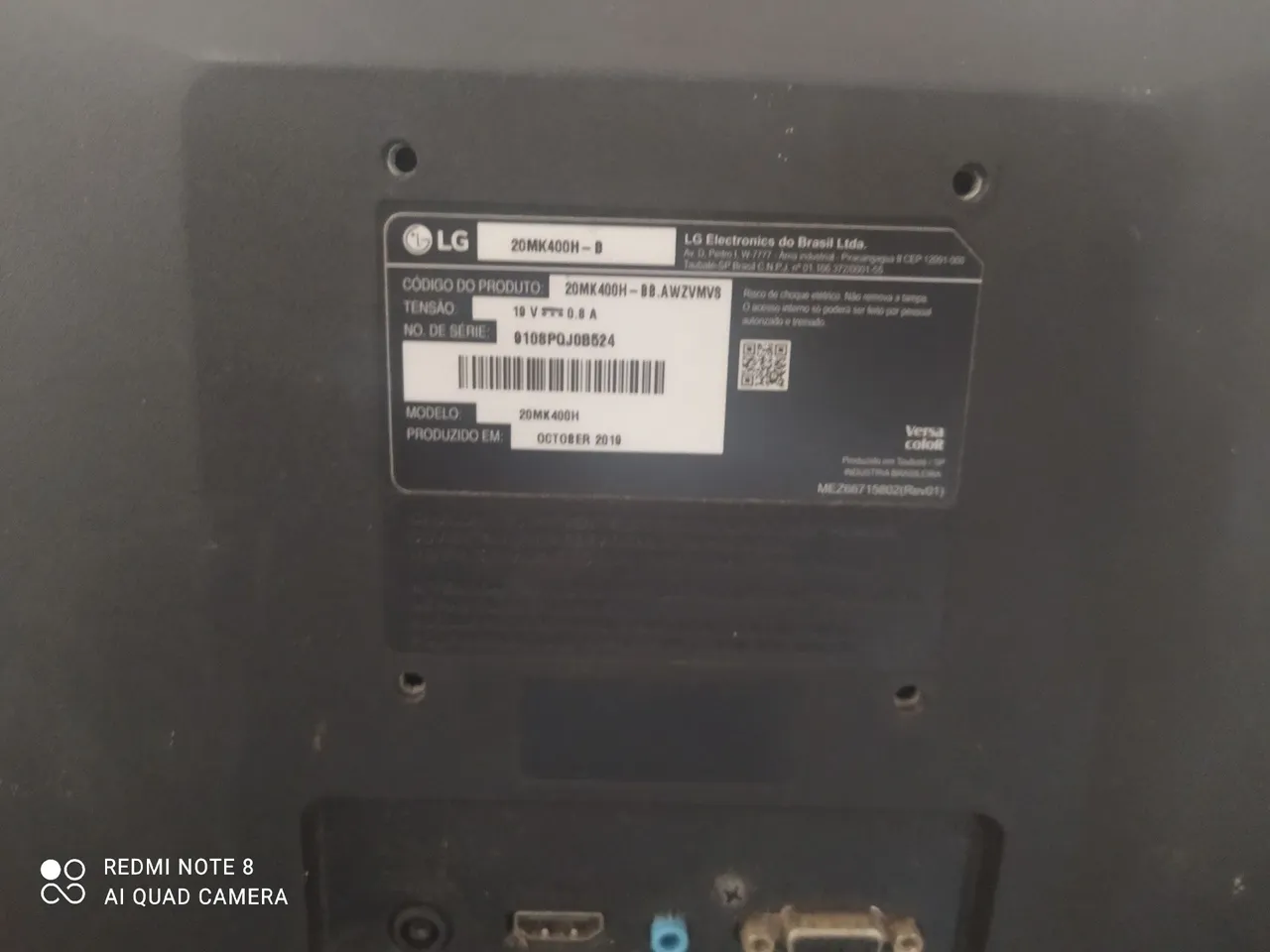 Monitor LG 20MK400H - 20 Polegadas
