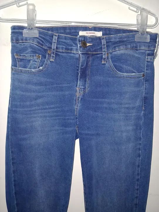 Calça Jeans Skinny Azul