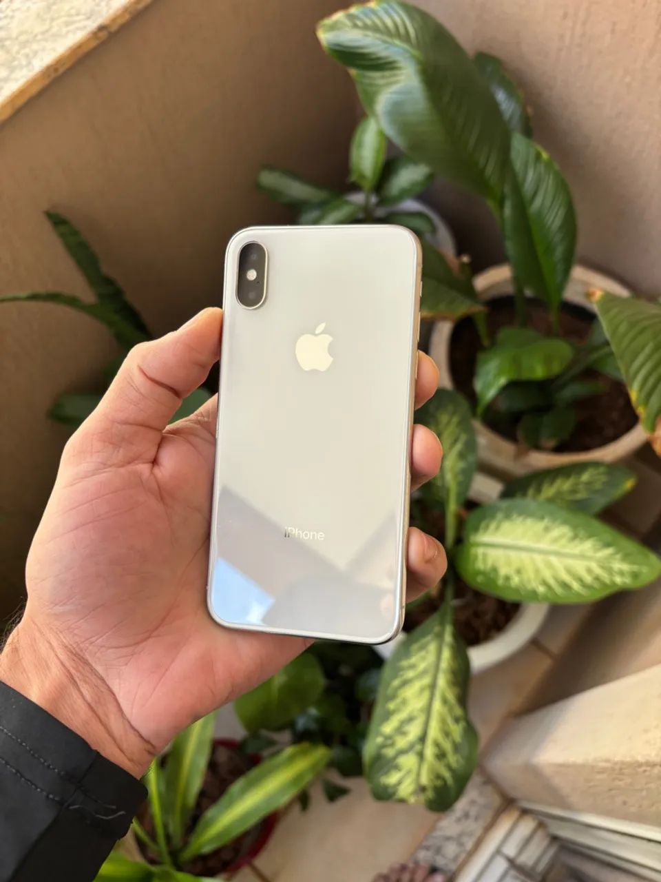 Vendo IPhone X (erro no Face ID) super bonito branco tela sem riscos  - Foto 4