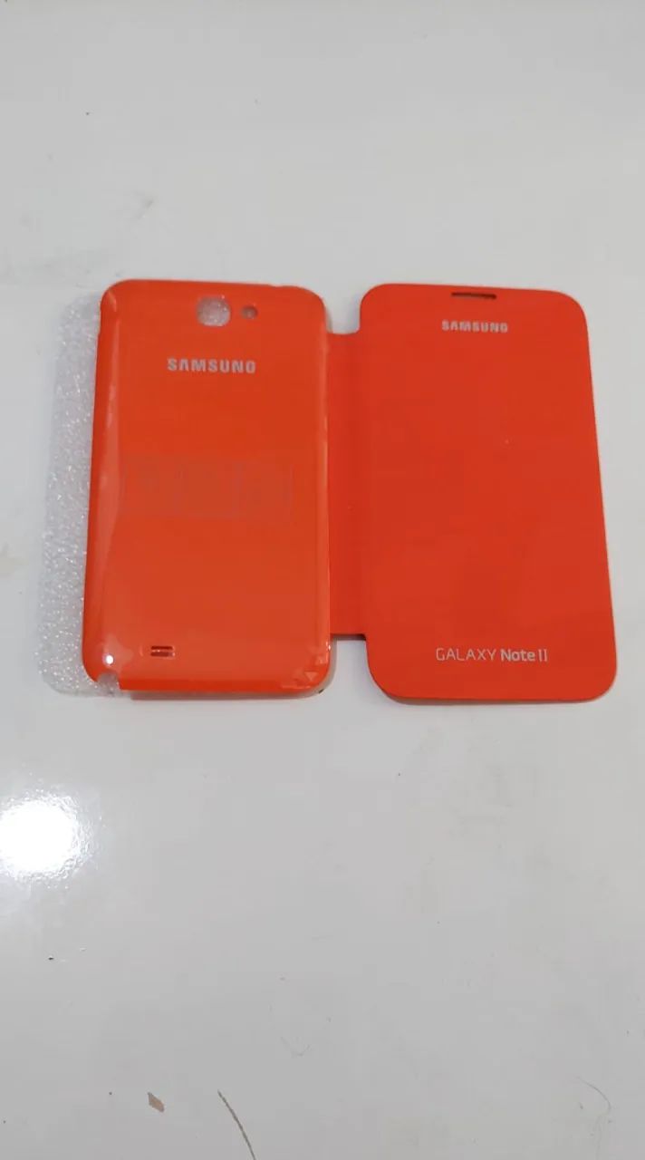 Samsung Bolsa Flip Laranja para Galaxy Note 2 - Foto 5
