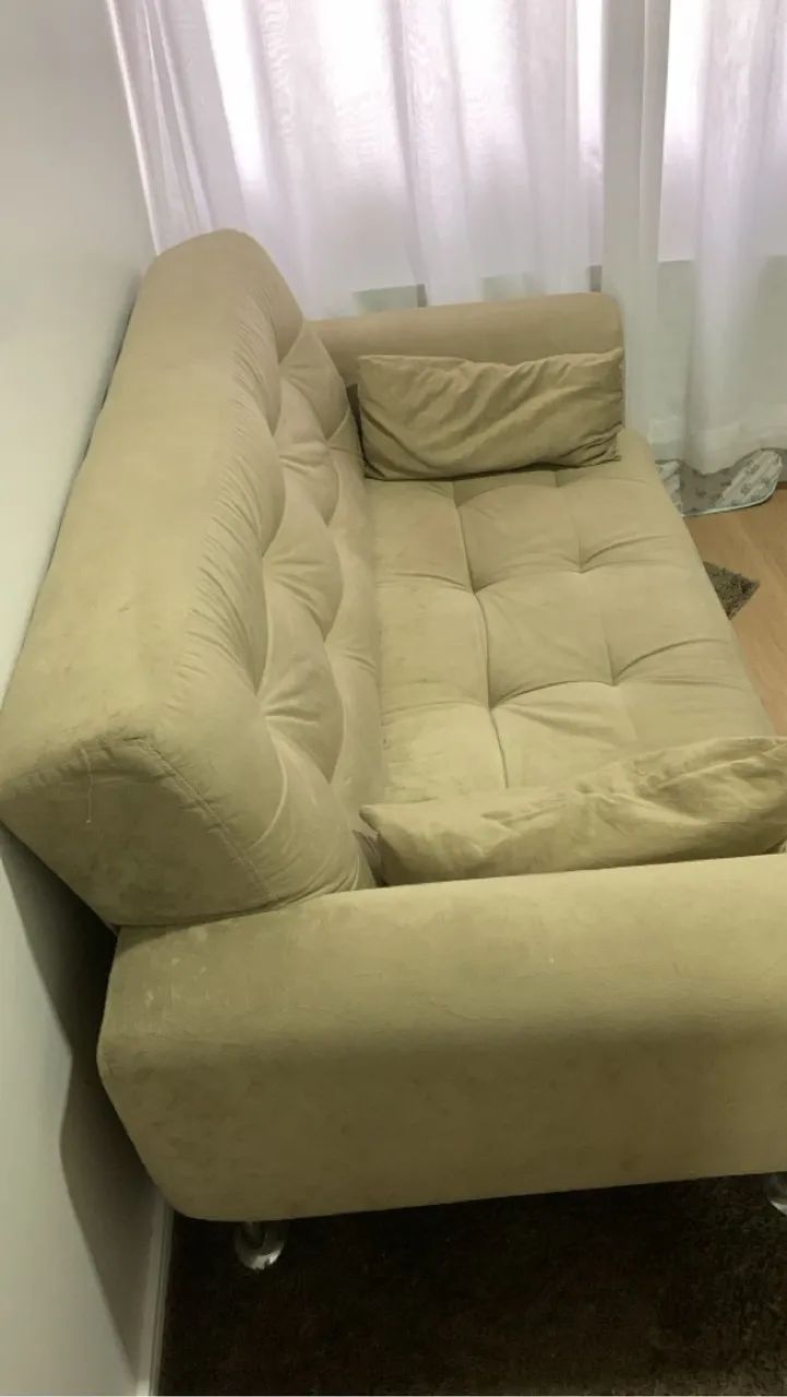 Sofa 02 lugares com almofadas . - Foto 2