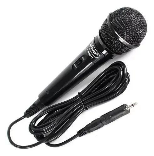 Microfone com Fio Knup KP-M0011 com Adaptador P2 Loja Coimbra Computadores Entrega - Foto 3