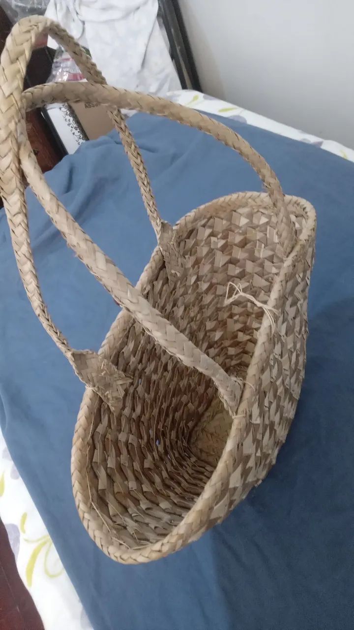 Bolsa de praia ou piscina de  palha  - Foto 4