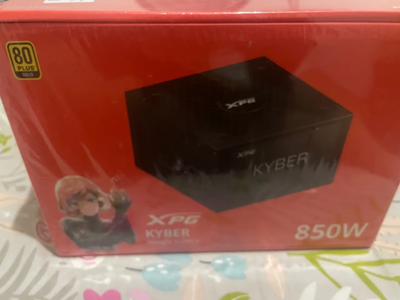 Fonte xpg 850 w lacrada com nf e 5 anos de garantia com cabo pcie 5.0