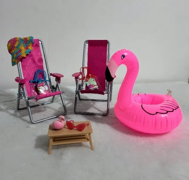 Kit Praia e Roupas de Dormir da Barbie - Foto 2