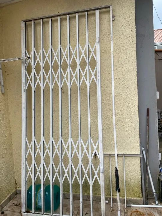 Portão de Alumínio Branco