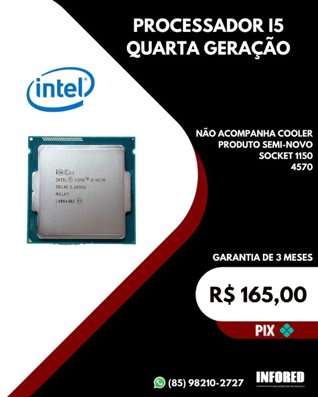 Processador I5 Quarta Geração 