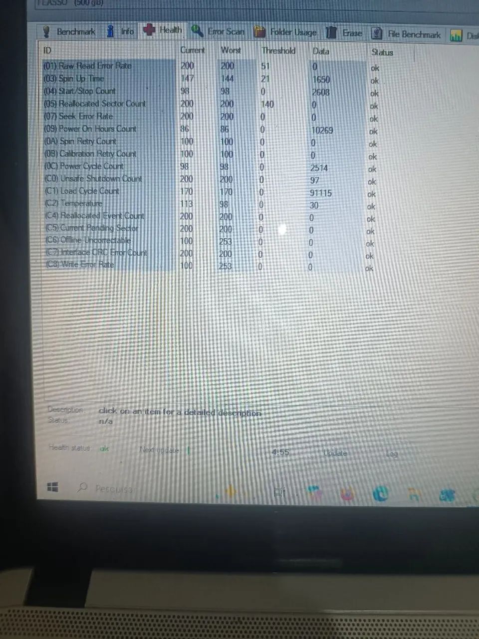 HD 500 gb notebook ( SEMI NOVO ) - Foto 5