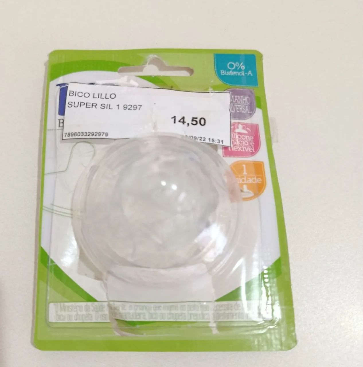 Bico para Mamadeira Lillo Super Sil 