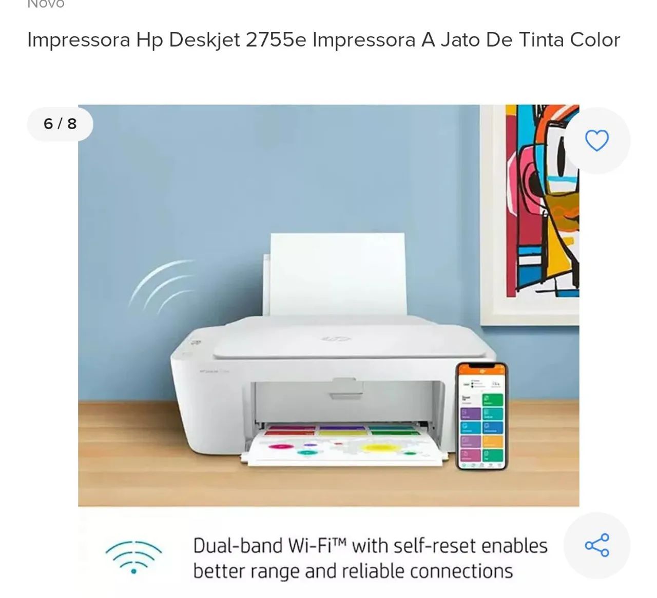 Impressora Hp deskjet 2755 - Foto 2