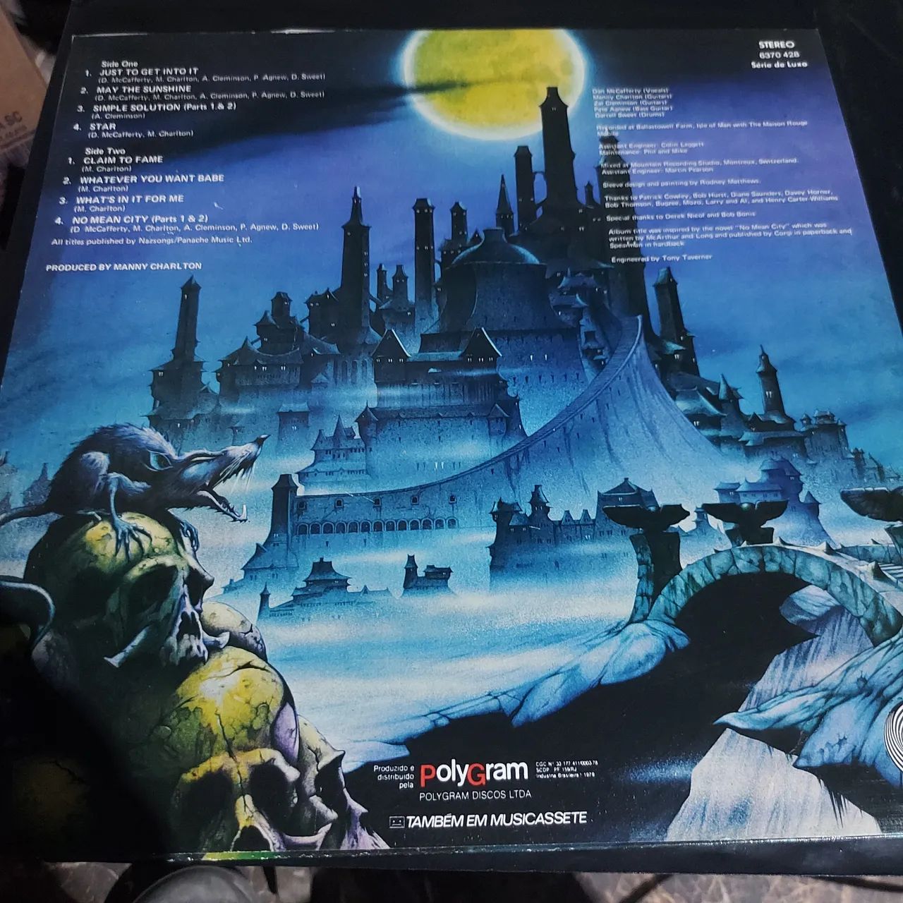 LP Nazareth - No Mean City ,1° press vertigo excelente  - Foto 2