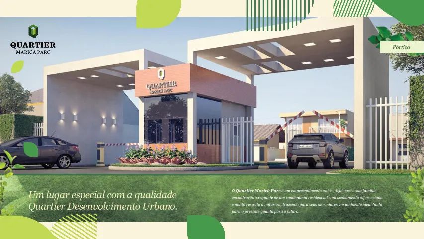 Condomínio Quartier Maricá Parc - Lotes próximo a rodovia e ao comércio!