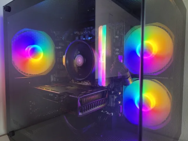 PC Gamer Ryzen + RX6600 + 16GB + SSD 512GB Nvme