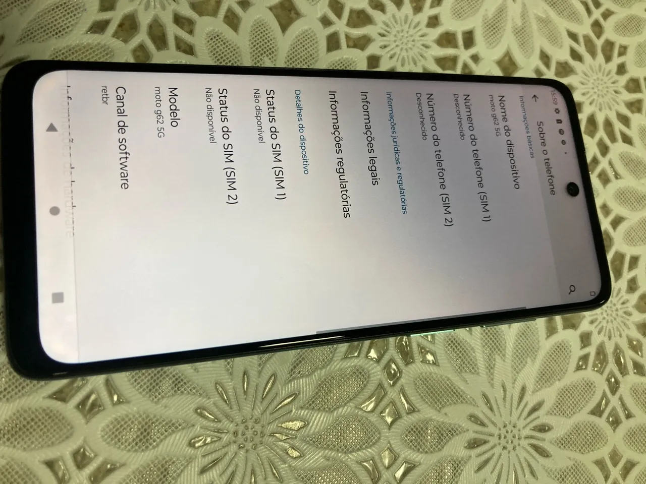 Motorola Moto G62 5G - Novo!