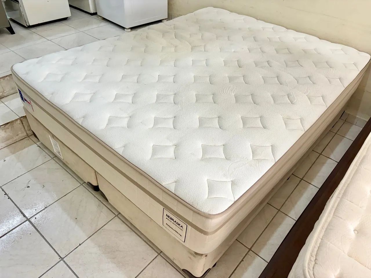 Cama box de casal Queen , cama Queen bipartida - Foto 4