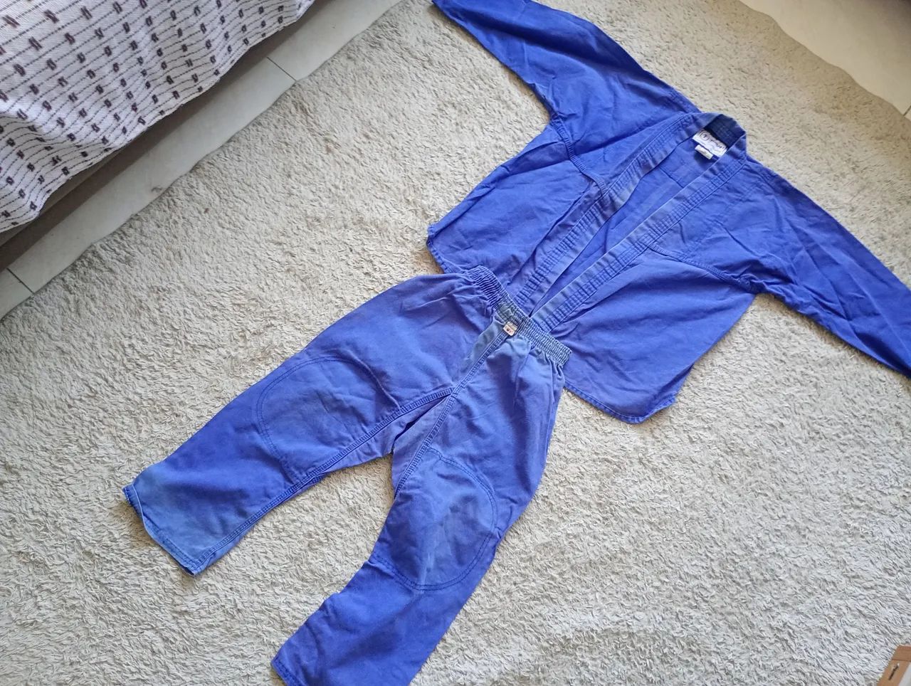 Kimono infantil  jiu-jitsu - tamanho m1 - Foto 3