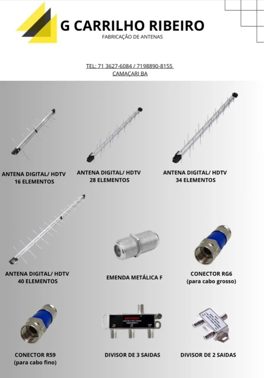 Fábrica de antenas/ fazemos entrega grátis Salvador e Região. - Foto 2