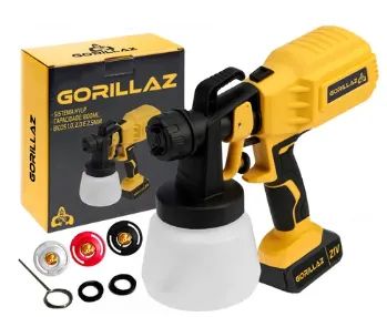 PISTOLA ALTA PRESSAO BATERIA 21V 2000MAH 800ML GORILLAZ