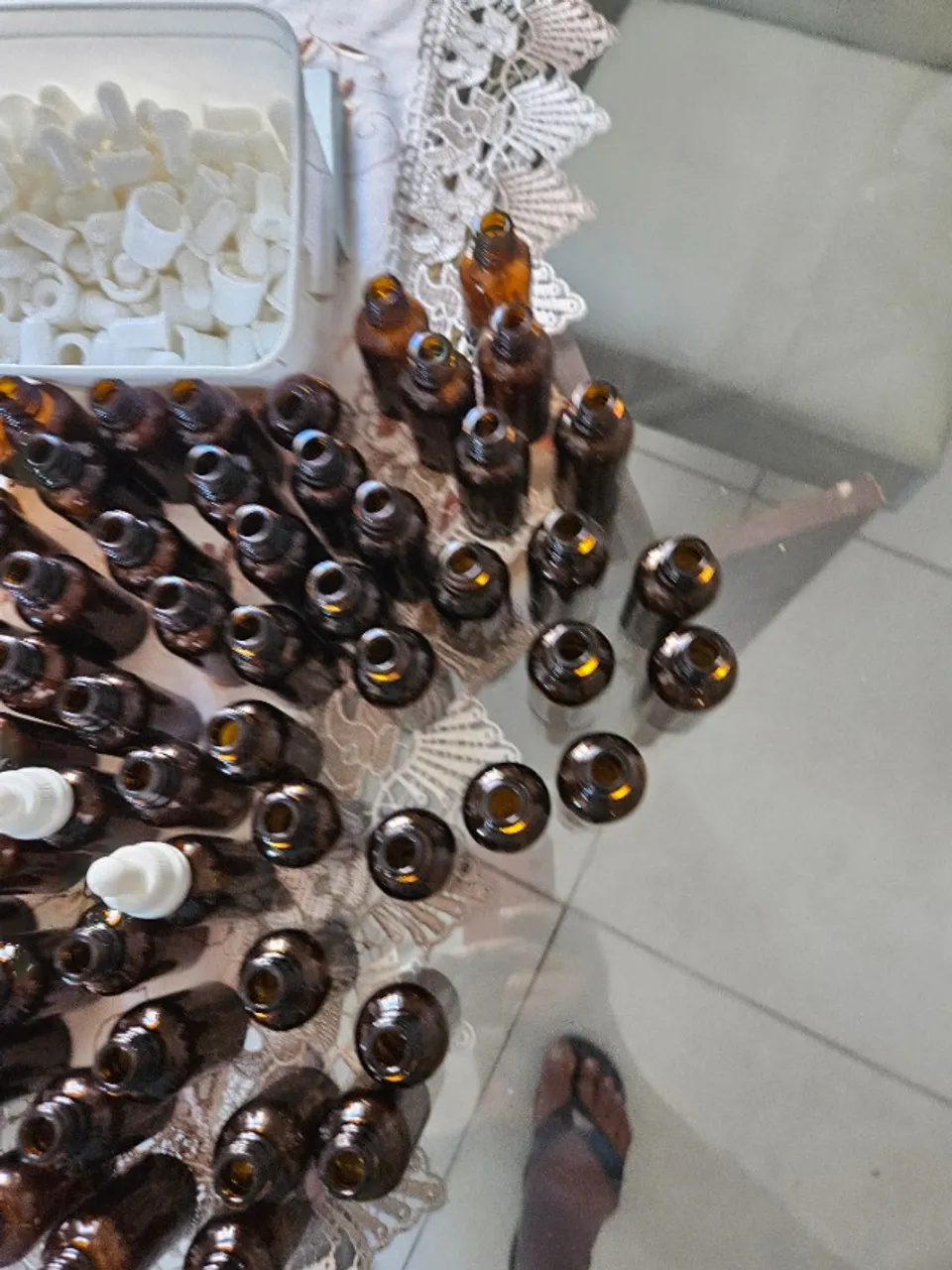 74 Vidros completos de contagotas para florais, homeopatia, etc