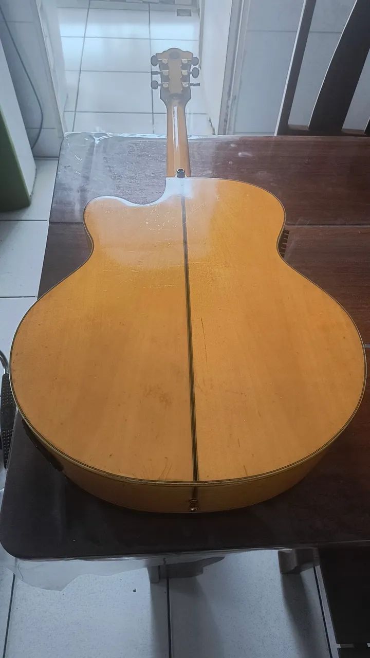 Violão elétrico Morris Jumbo - Foto 5