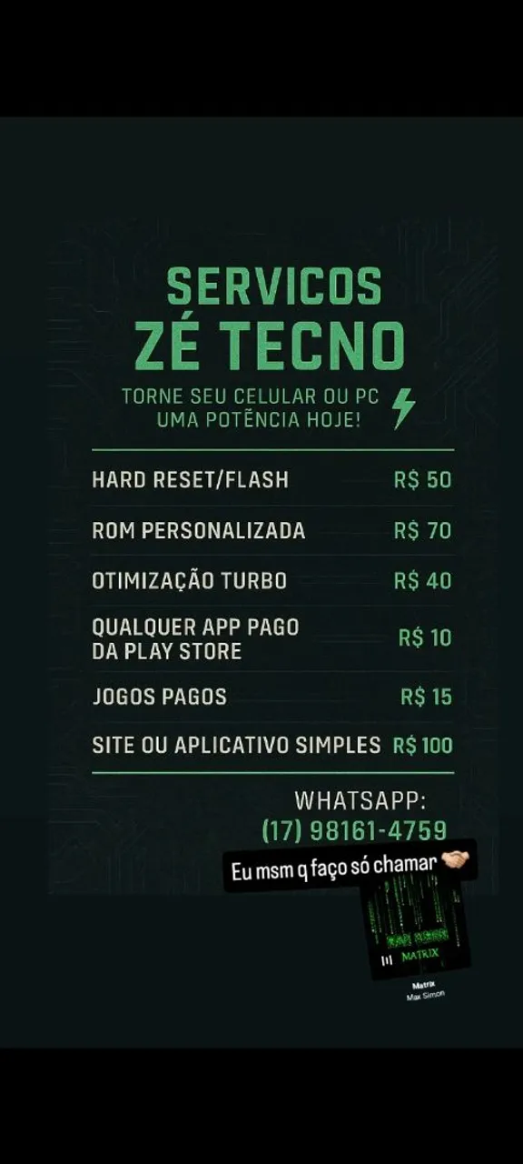 Assistência técnica e TV