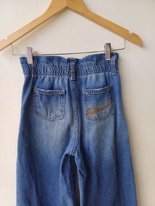 Calça jeans infantil tam 7/8 anos - Foto 6