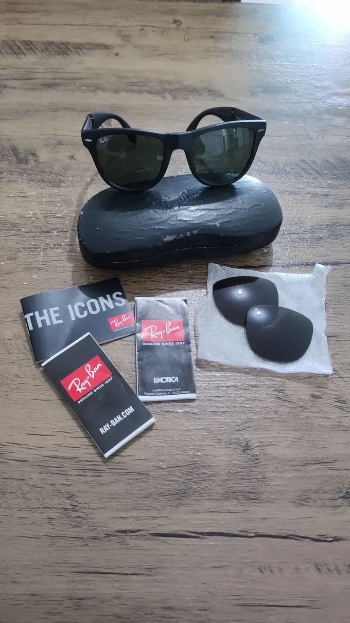 Óculos Ray Ban Folding Wayfarer Original  - Foto 2