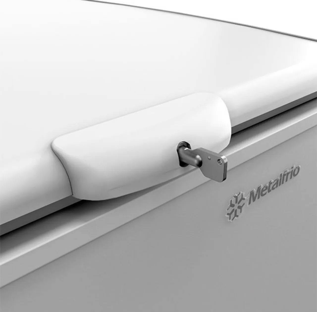 Freezer Horizontal Metalfrio 2 Portas 417L DA420IF Tech Branco Bivolt - Foto 4