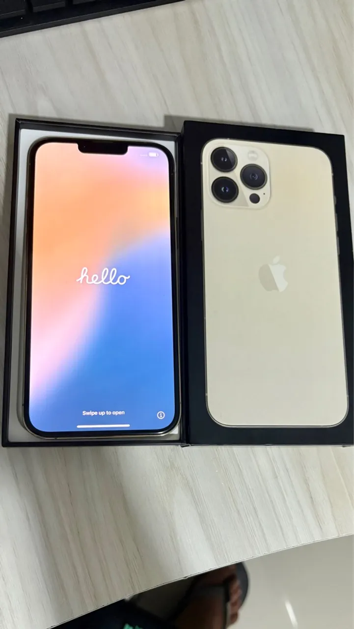 iPhone 13 Pro Max - gold 256gb muito top