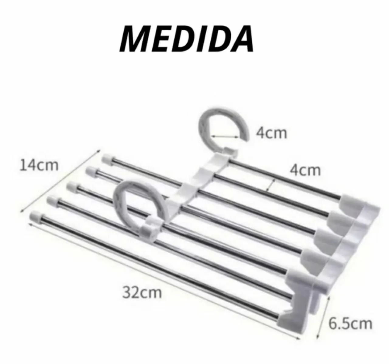 3 cabides 5 em 1 retrátil  - Foto 3