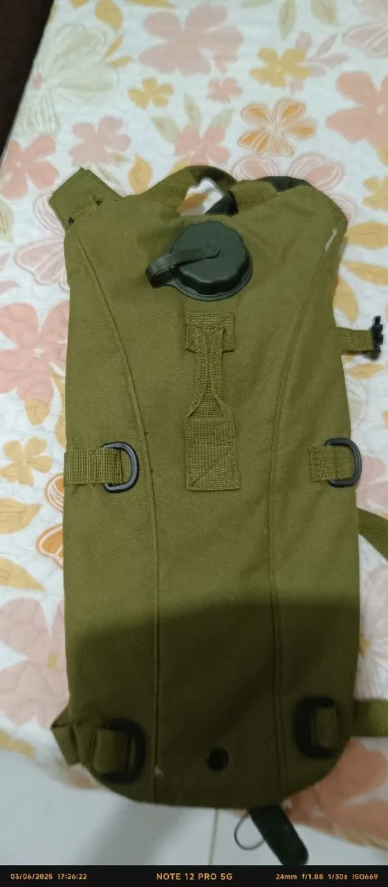 Mochila de Hidratação 3LTs  Militar Verde Oliva