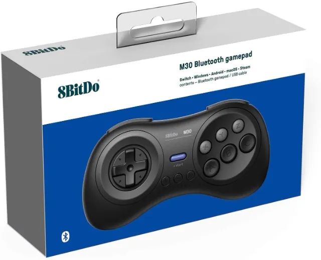 Controle M30 Bluetooth p/ Nintendo Switch, Switch 2, PC, Android, Steam, macOS e Windows - Foto 2