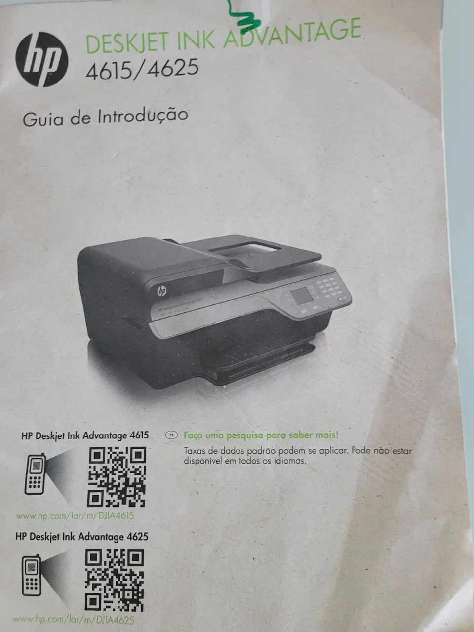 Impressora HP Deskjet Ink Advantage 4615/4625