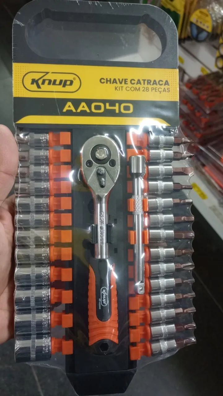 Kit Jogo De Ferramenta Chave Combinada Catraca Soquete Torx