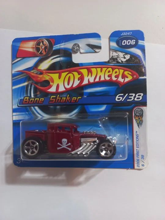 Hot Wheels Bone Shaker 2006 - First Editions 6/38 - Antiguidades