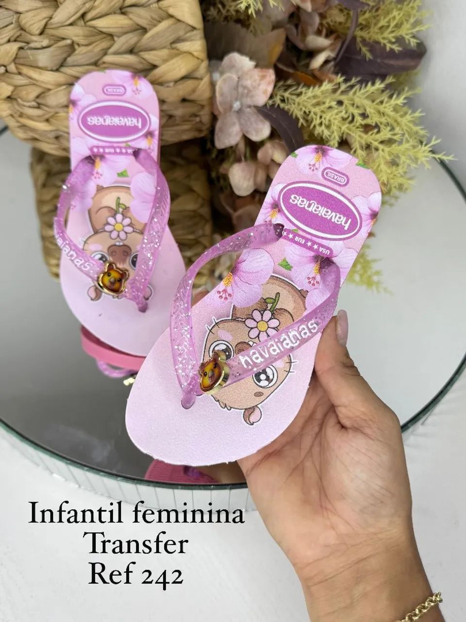 Sandália Havaianas Infantil Feminina Paw Patrol Transfer - Foto 2